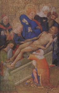 school of paris or Burgundy The Entombment of Christ (mk05)